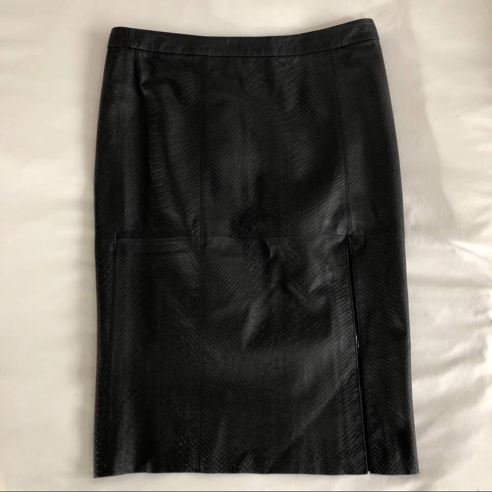 ALICE + OLIVIA | leather pencil skirt